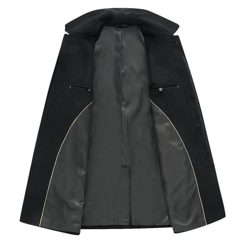 The Nordic Overcoat | Premium Single-Breasted Wool Coat